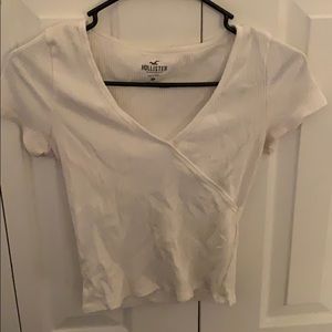 Hollister white shirt